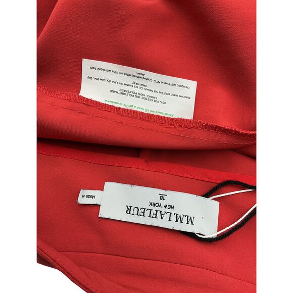 M.M.LaFleur Tailored Red Cassandra Size 18 Dress - Picture 4 of 4